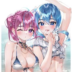This is a pixiv picture whose title is あくすい( -᷄ ᴗ -᷅   ).