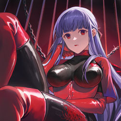 This is a pixiv picture whose title is 浅上藤乃 胶衣.