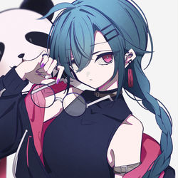 This is a pixiv picture whose title is 緑仙.