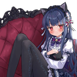 This is a pixiv picture whose title is ペロと雪美.