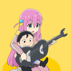 This is a pixiv picture whose title is ぼっち＆ボッジ・ざ・ロック・ランキング.