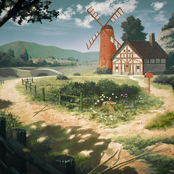 This is a pixiv picture whose title is ビレッジ.