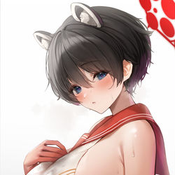 This is a pixiv picture whose title is ツバキ.