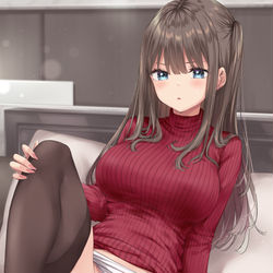 This is a pixiv picture whose title is 「こ、こう...？？」.