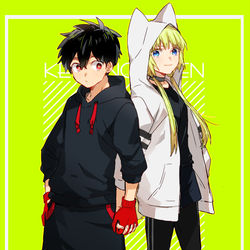 This is a pixiv picture whose title is けもじろぐ8.
