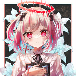 This is a pixiv picture whose title is 「お疲れ私。」.