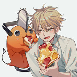 This is a pixiv picture whose title is 最強のパン！.