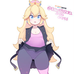 This is a pixiv picture whose title is Peach punk outfit.