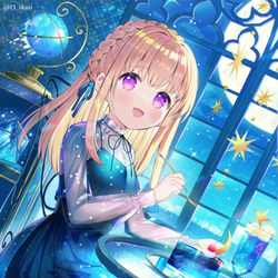 This is a pixiv picture whose title is ミッドナイトカフェ.