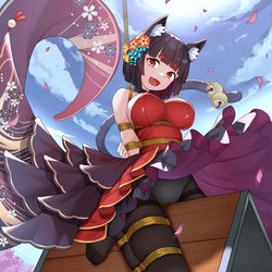 This is a pixiv picture whose title is 山城.