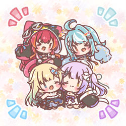 This is a pixiv picture whose title is ぶいすぽ後輩組🎮.