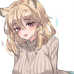 This is a pixiv picture whose title is セーターウタゲちゃん.