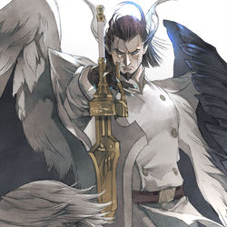 This is a pixiv picture whose title is 矛.