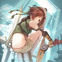 This is a pixiv picture whose title is ユフィ.