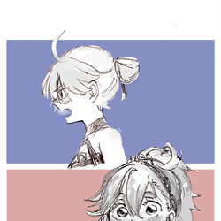 This is a pixiv picture whose title is 守るわよ🍅.