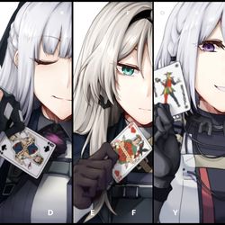 This is a pixiv picture whose title is 歪なフォーカード.
