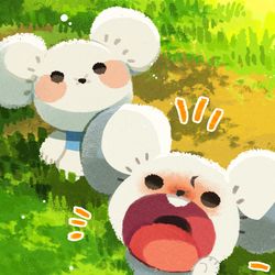 This is a pixiv picture whose title is ワッカネズミ！.