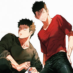 This is a pixiv picture whose title is 芹島.