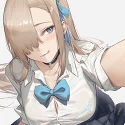 This is a pixiv picture whose title is 制服アスナ.
