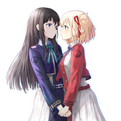 This is a pixiv picture whose title is lycoris.