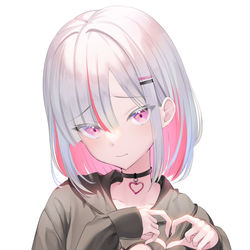 This is a pixiv picture whose title is 💗.