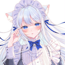 This is a pixiv picture whose title is BLUE RIBBON.