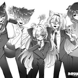 This is a pixiv picture whose title is けもの.
