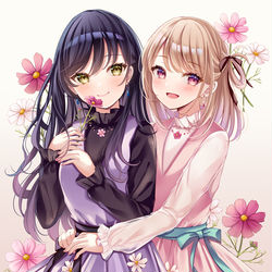 This is a pixiv picture whose title is 💐❤.