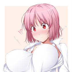 This is a pixiv picture whose title is シャツが弾け飛ぶ幽々子様.