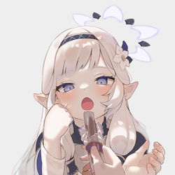 This is a pixiv picture whose title is 餌付け.
