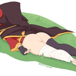 This is a pixiv picture whose title is Megumin.