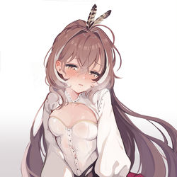 This is a pixiv picture whose title is Nanashi Mumei.