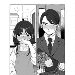 This is a pixiv picture whose title is クール系夫婦の結婚一年目.