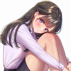 This is a pixiv picture whose title is 受付ちゃん日誌【30】黒タイツ差分あり.