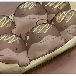 This is a pixiv picture whose title is たこやきのド.