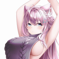 This is a pixiv picture whose title is 博衣こより.