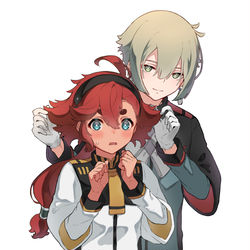 This is a pixiv picture whose title is エラスレにイチャイチャしてほしかった.