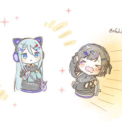 This is a pixiv picture whose title is にゃん.