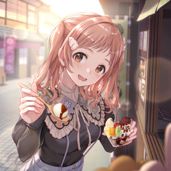 This is a pixiv picture whose title is 櫻木真乃.