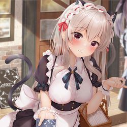 This is a pixiv picture whose title is 『あ･･･あのよかったら･･･きてください』.