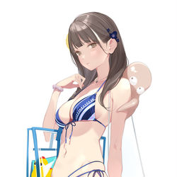 This is a pixiv picture whose title is 水着ガール.