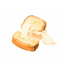 This is a pixiv picture whose title is チーズトースト.