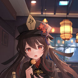 This is a pixiv picture whose title is 胡桃.