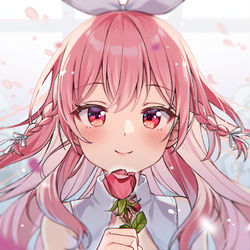 This is a pixiv picture whose title is 🌹.