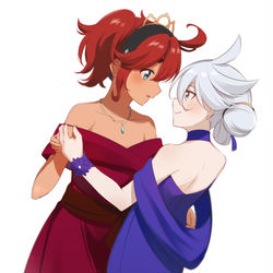 This is a pixiv picture whose title is 水星の魔女.