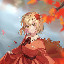 This is a pixiv picture whose title is 深まる秋.