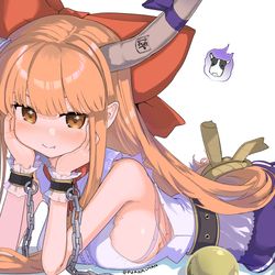 This is a pixiv picture whose title is 萃香（爆）.