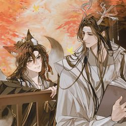 This is a pixiv picture whose title is 忘羡.