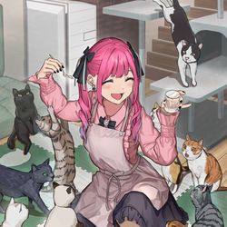 This is a pixiv picture whose title is 気づくの早すぎだって～！.