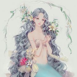 This is a pixiv picture whose title is Mermaid.